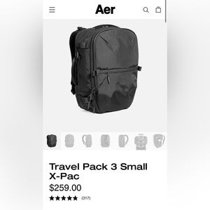 Aer Travel Pack 3 Small X-Pac
